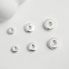 Sterling Silver S925 Geometric Bead Spacer for DIY Bracelet Making
