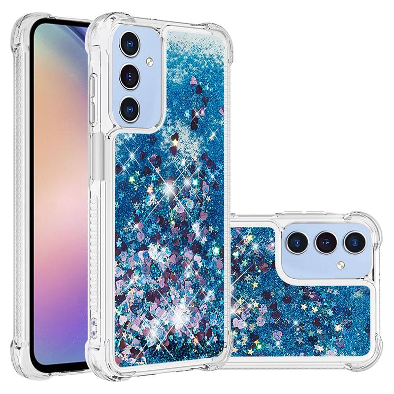 For Samsung Galaxy A17 Case A 17 5G SM-A176B Cover Glitter Quicksand Dynamic Liquid Case For Funda Samsung A17 Phone Cover Coque