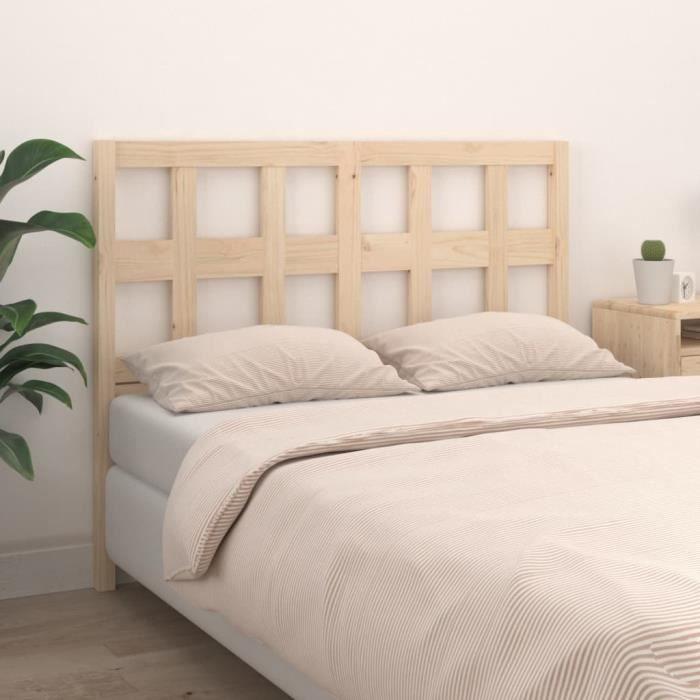 VidaXL Headboard 125.5x4x100 Cm Solid Pine Wood 818910