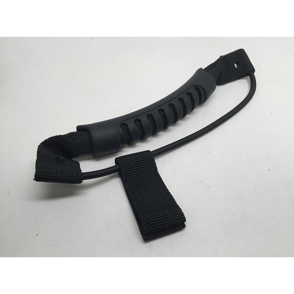1 Pair Kayak Canoe Boat Side Mount Carry Handle with Bungee Cord Black