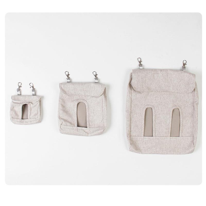 Kaninchen Futterbeutel für Meerschweinchen Chinchilla Baumwolle Leinen Niedlicher Futterbeutel Kleintierfutter zum Aufhängen