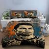 Portraits with abstract splashes. Bedding sets Duvet cover sets Duvet covers Pillowcases(1 * Duvet Cover 2 * Pillowcases without duvet insert)