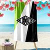 Borussia Mönchengladbach Print Strandtuch, Großes Weiches Schnelltrocknendes Handtuch für Strand Camping Schwimmen