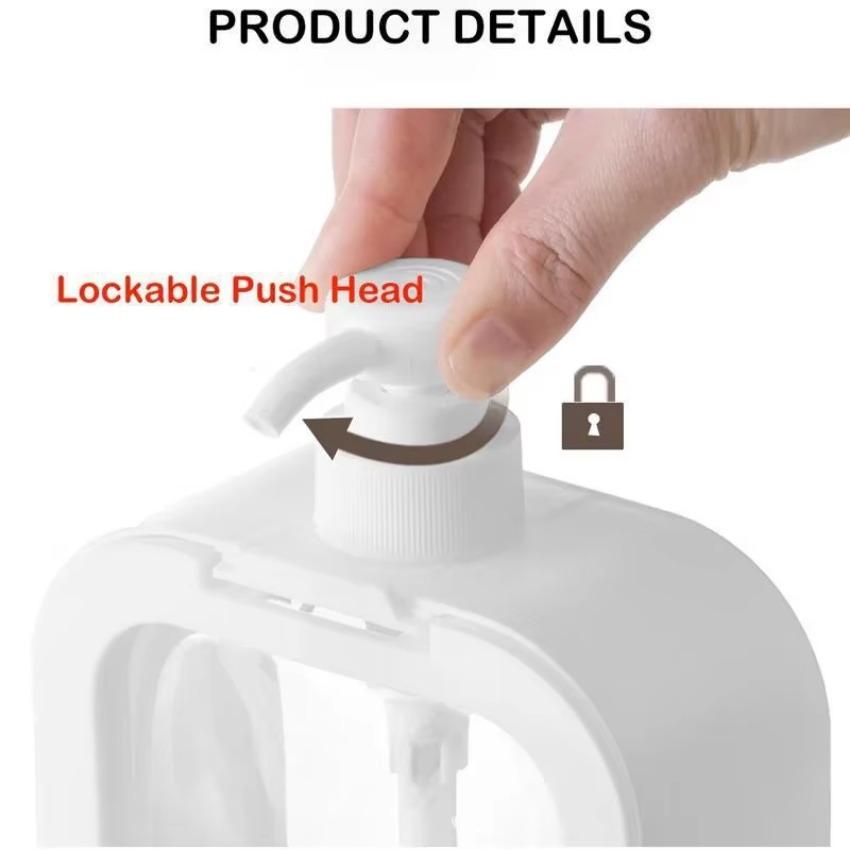 1 Pcs Soap Shampoo Shower Lotion Hand Shampoo Bottles Soap Refillable Soap Pump Dispenser Empty Bottle Dispenser with Press Pump