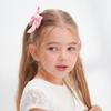Zufälliges 4-teiliges Set Haarschleifen Haarspangen Mädchen lieblich Schleife Haarklammern Geschenk süßer Urlaubsstil Kopfbedeckung Aktion