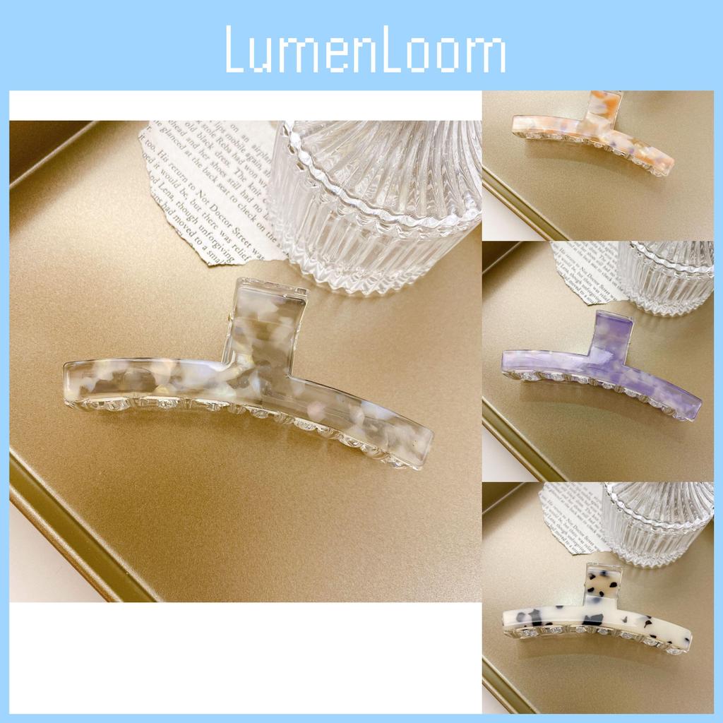 Chic Handcrafted Acetate Hair Claw In Geometric Design Ideal For Fashionable Women