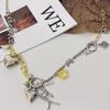 Vintage Women Waist Belt Vintage Thin Y2K Style Belt with  Pendant Women Metal Commuting Waist Belt