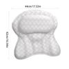 4D Bath Pillow White Butterfly Spa Non-Slip Multifunction Thickened Cushion Quick-drying Soft Breathable Bathroom Bath Pillow