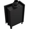 Smart Steel Fireplace KRATKI LUCY SLIM Left 8 kW Ø 160 MSK