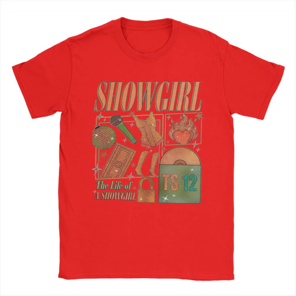 

Men s Women s The Life of A Showgirl Album Printed T Shirts Cotton Clothing Funny Short Sleeve O Neck Tees New Arrival T-Shirt 3XL