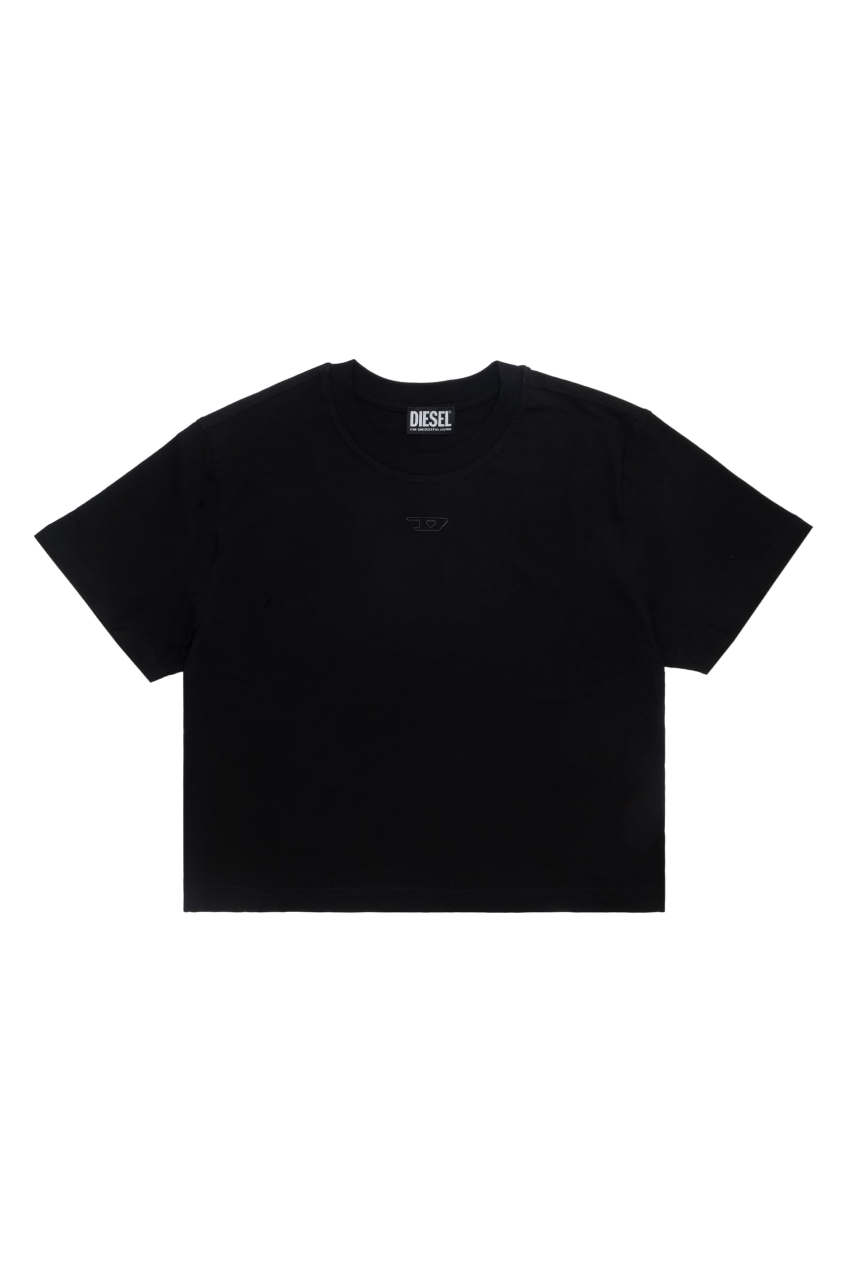 

Diesel Укороченная A15461RHERA S Черная 900 Женская футболка T-REG-CR-1 чёрный