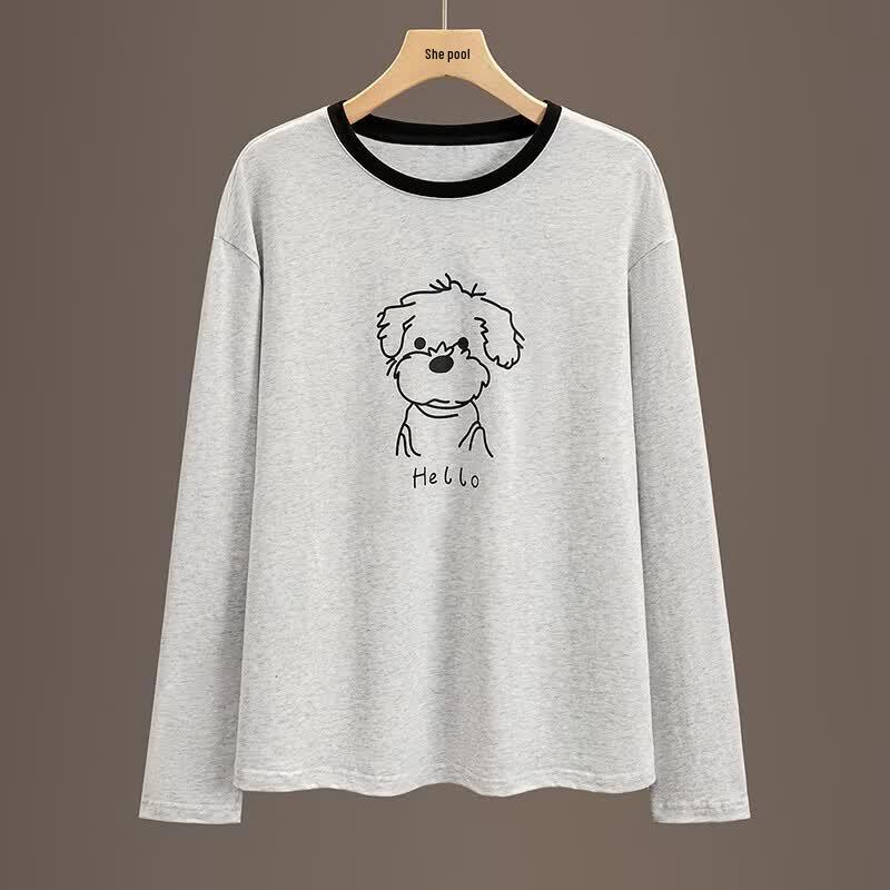 Women s American Style Cartoon Print T-Shirt M
