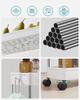 Cabinet On Wheels with 3 Shelves, White - KSC007W01