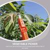 Recolector de uvas y pimientos, cuchillos para pulgar, tijeras de podar de jardín fáciles de recoger, tijeras recolectoras multifuncionales