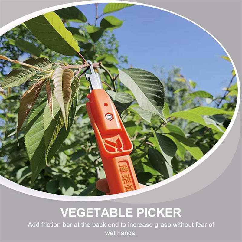 Recolector de uvas y pimientos, cuchillos para pulgar, tijeras de podar de jardín fáciles de recoger, tijeras recolectoras multifuncionales
