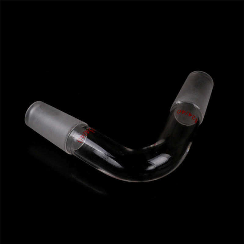 24/40 Both Glass Groud Joints Distilling Distillation Adapters 75 Degree Bent