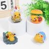 7Pcs/Set Pokemon Anime Pikachu Figure Toys Dessert Serise Ornaments Pikachu Action Figure Toy For Children Birthday Gifts