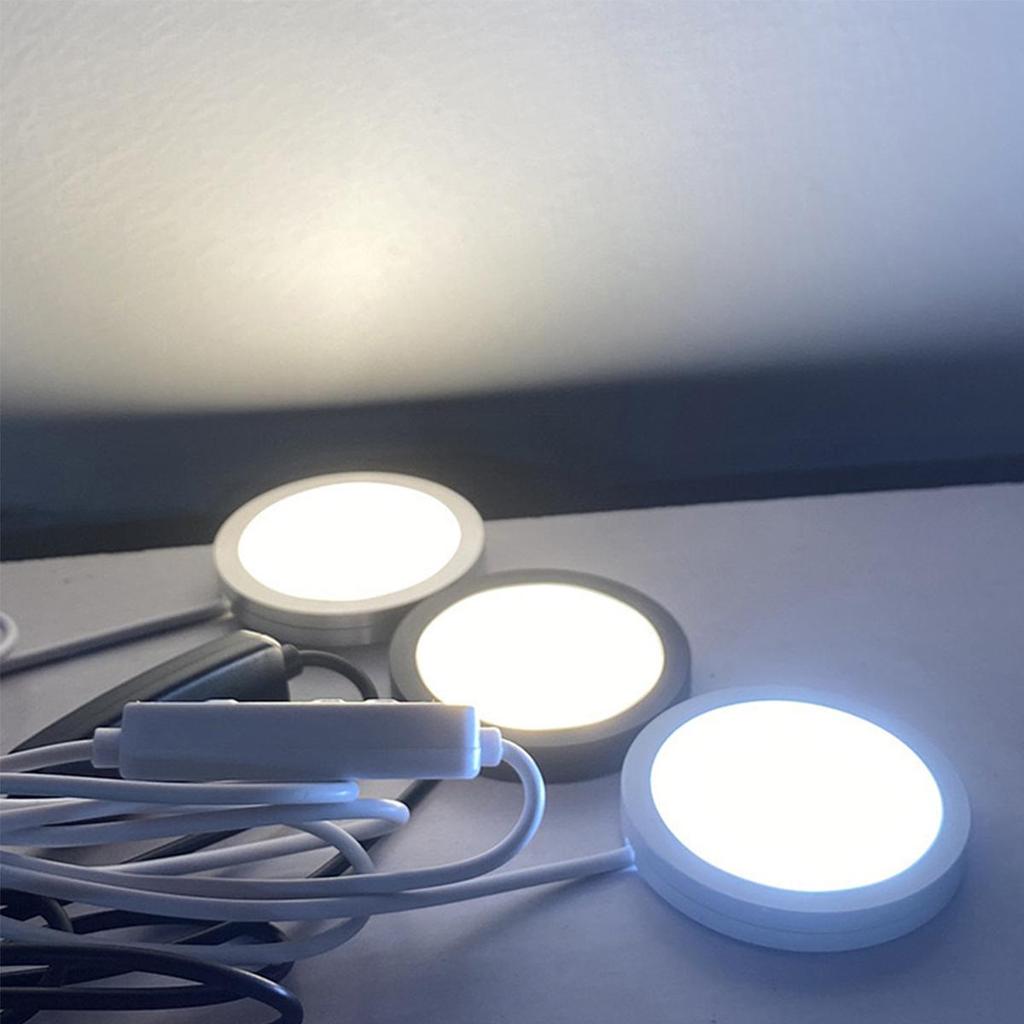 Usb Led Cabinet Light Smd2835 With/switch 5v Cable Under Lights Cool Warm Neutral White Ceiling Spot Lamp Surface Mounted 3watts
