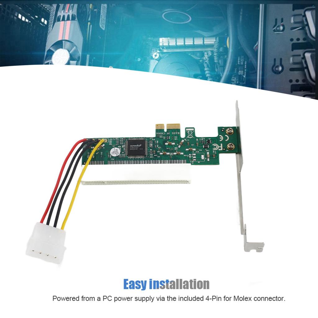 ST41 PCI-E X1 To PCI 2.5GHz Adapter Board ASM1083 PCI Express X1 To PCI 32Bit Riser Card