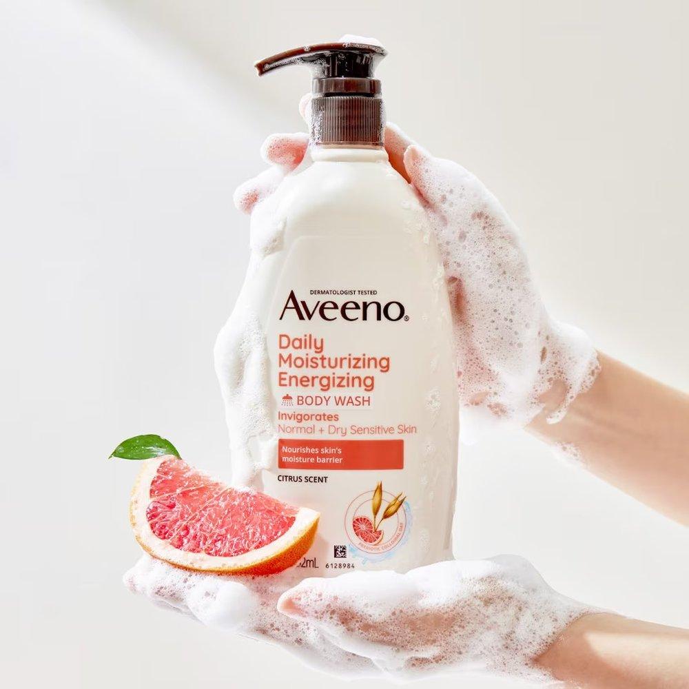 

Aveeno Бодрящий гель для душа 532 мл [Аромат грейпфрута, Слабокислый, Малораздражающий]