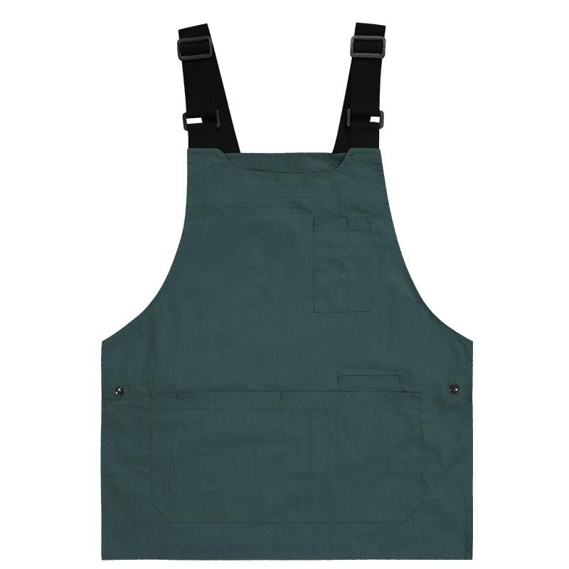 Waterproof Canvas Apron with Custom Logo - Art Studio & Barista Workwear Vest Style