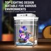 Schreibtisch-Aquarium, neues Aquarium, faule Person, kein Wasserwechsel, selbstzirkulierendes ökologisches Aquarium, Wohnzimmer, kleines Ökologi