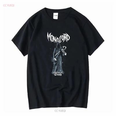 Vintage Monolord Band Death Men T Shirt Black  All Sizes FF1310 Vintage Washed Fashion Versatile Top For Everyday Wear