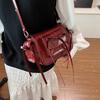 2025 autumn new bow shoulder armpit bag niche high-end commuter portable shoulder crossbody small square bag