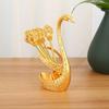 6Pcs Zinc Zinc Zinc Alloy Luxury Dessert Utensils with Swan Shaped Base Dessert Spoon  Kitchen