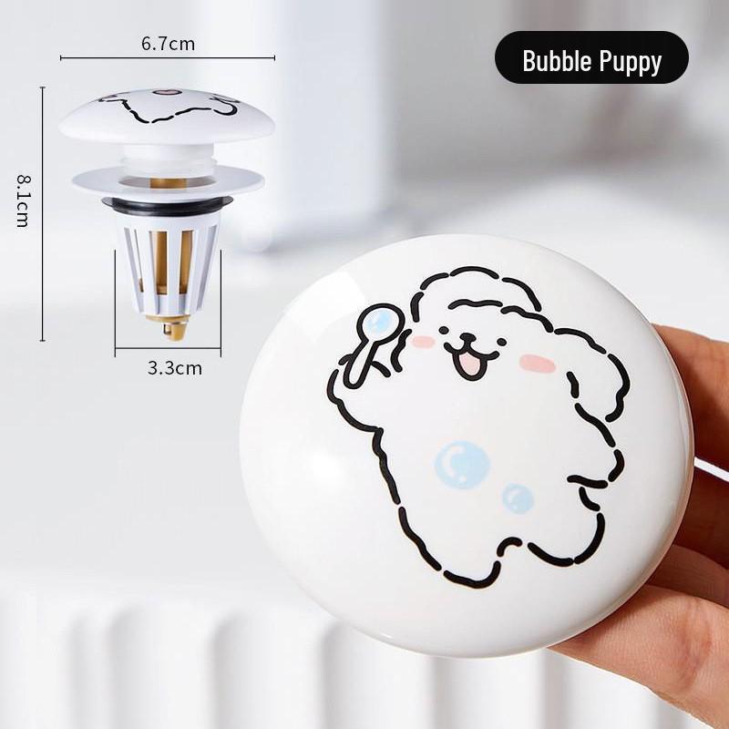 Universal Leak-Proof Pop-Up Drain Plug for Washbasins