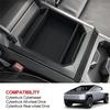 Center Console Organizer For Tesla Cybertruck 2026, Upgraded Flocked ABS Storage Tray Box For Cybertruck Accessories