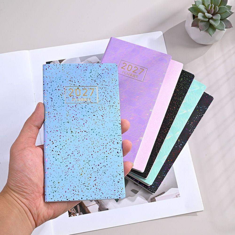 Portable 2027 Planner Multicolor Weekly Planner Portable Agenda Notebook Daily Scheduling