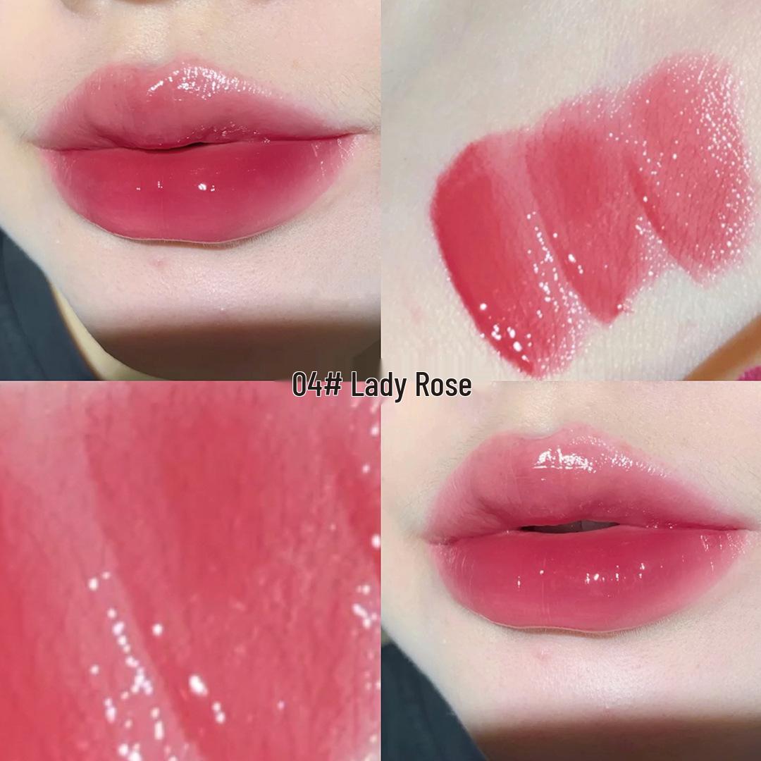 Moisturizing Dewy Lipstick: Smooth, Long-lasting, Pigmented Lip Gloss/Tint with Mirror Finish for Women.