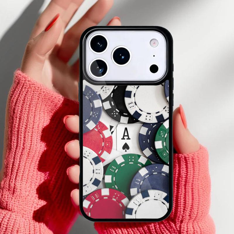 Dices Poker Casino Phone Case for iPhone 17 16 15 14 13 Pro Max Back Cover for 12 11 Pro Coque