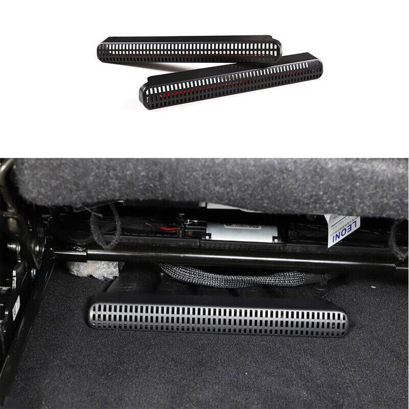 Fit For Benz GLC X254 -2024 ABS Black Seat Under Air Outlet Dust Cover 2PCS