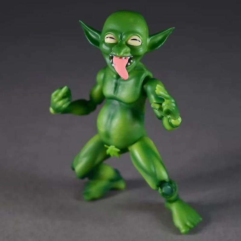 Neue 10cm Green Goblin Gelenkige Actionfigur Anime Modell Statue Sammlung Schreibtisch Dekoration Schmuckstück Modell Spielzeug Jungen Geschenk