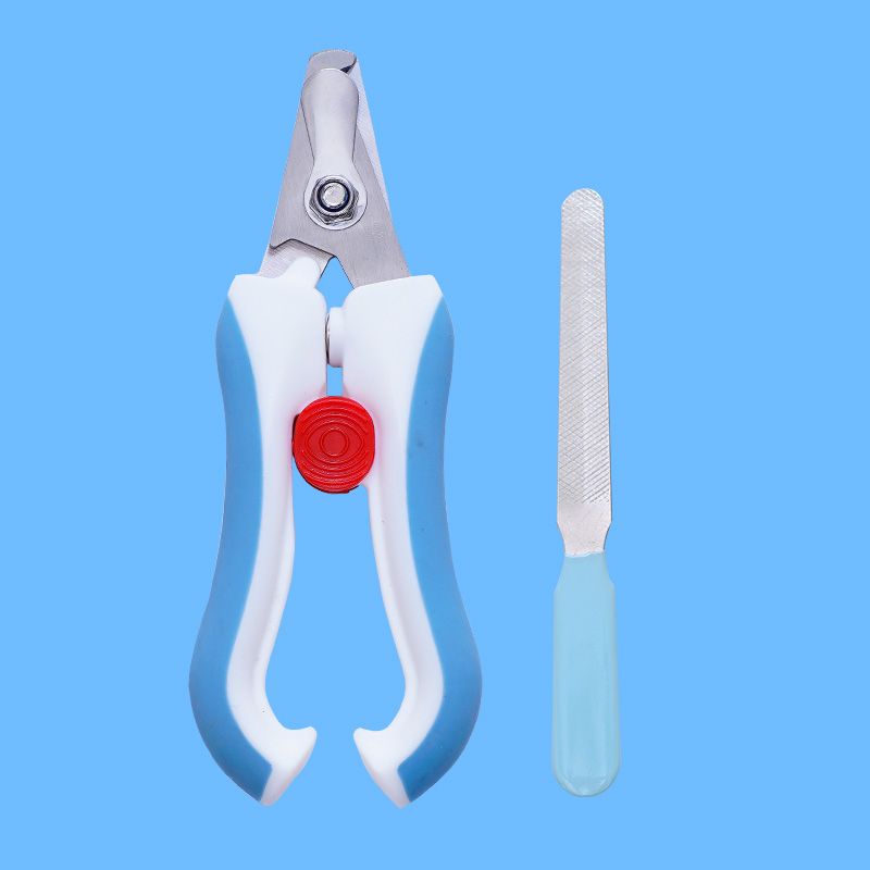 

Cat Nail Scissors Cat Nail Clippers Dog Scissors Cat s Paw Special Nail Clippers Handy Gadget Led Blood Line Pet Supplies Nail Clippers Blue small size (13*8cm)