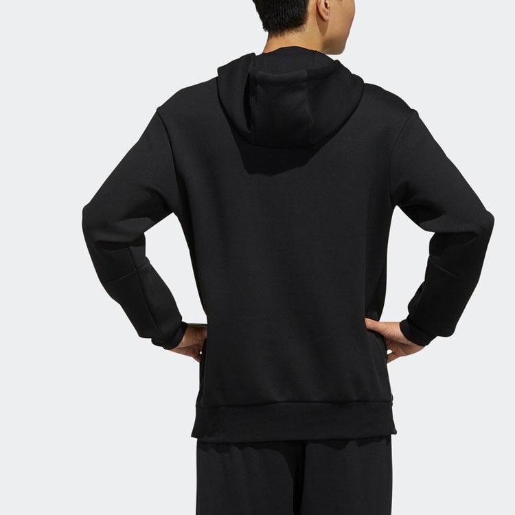 adidas Casual Sports hooded Long Sleeves Black Men's EH3784