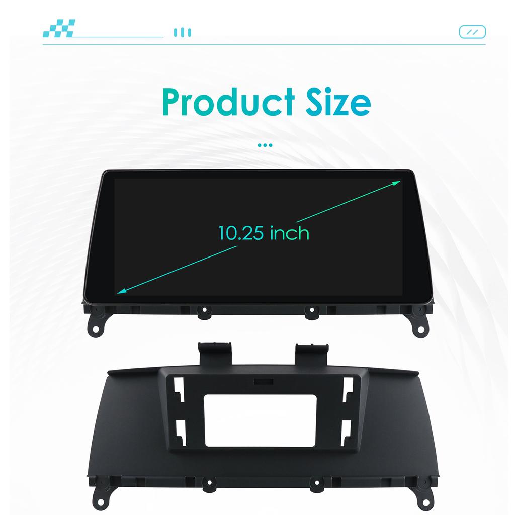 OSSURET Odtwarzacz radia samochodowego Android dla BMW X3 F25 F26 X4 CIC NBT Android Auto Radio Carplay Multimedia Wideo GPS WIFI Autoradio Inteligentny ekran DSP