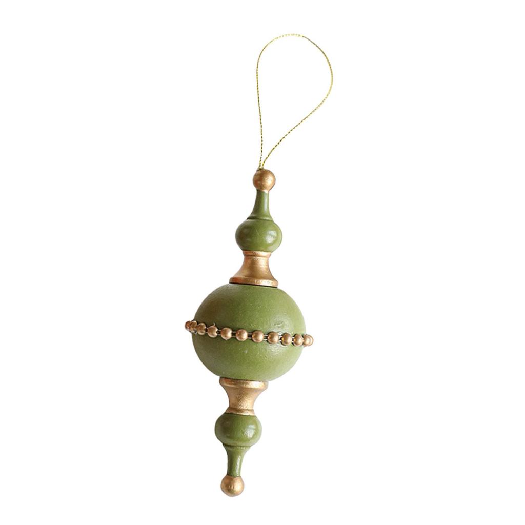 Christmas Tree Ball Ornament, Xmas Hanging Decoration, Shiny Reusable Gourd Shaped Bauble for Anniversary Celebration