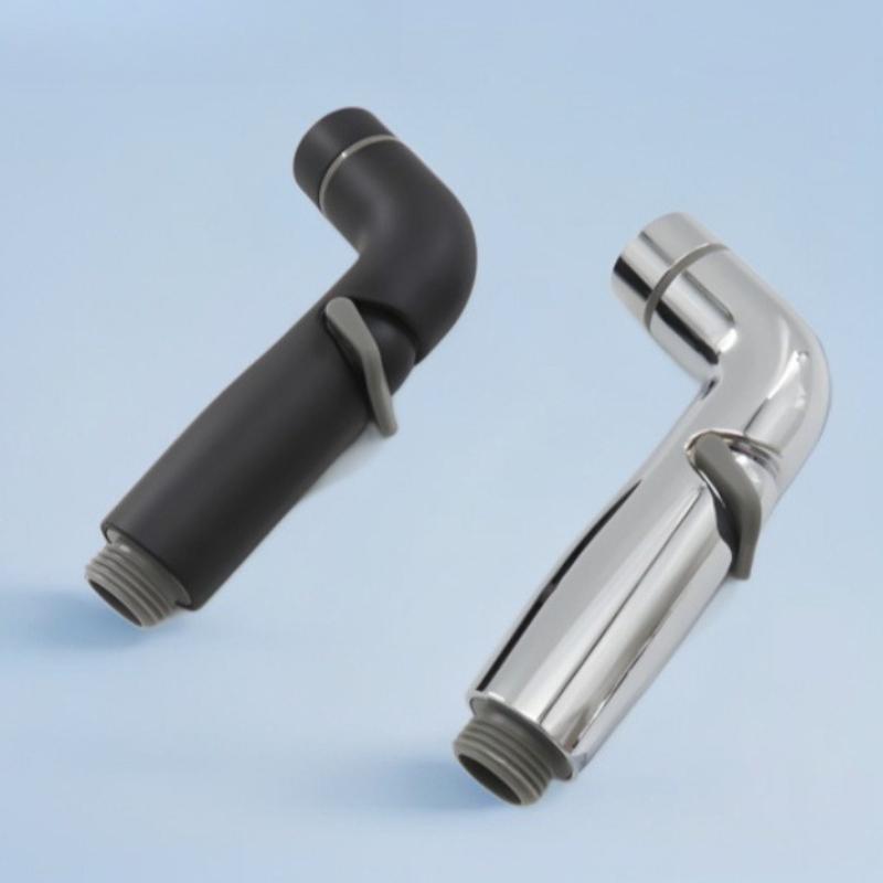 Bidet Toilet Spray Silver Self Clean Handheld Bathroom Bidet Shower Head Faucet Spray Nozzle Holder Hose for Toilet Seat