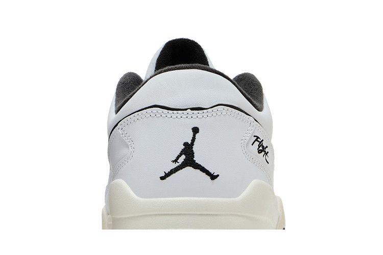Jordan Flight Court White Sail Black