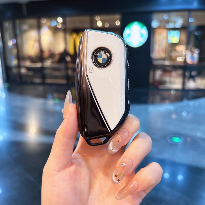 Premium Schlüsselabdeckungen: Kompatibel mit BMW X5, 5er Serie, X7, XM, X1, 7er Serie, I5, IX, MX Schlüsselanhängern.