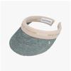 Helen Kaminski Bianca 8 Seaside Natural Logo Visor Sun Cap
