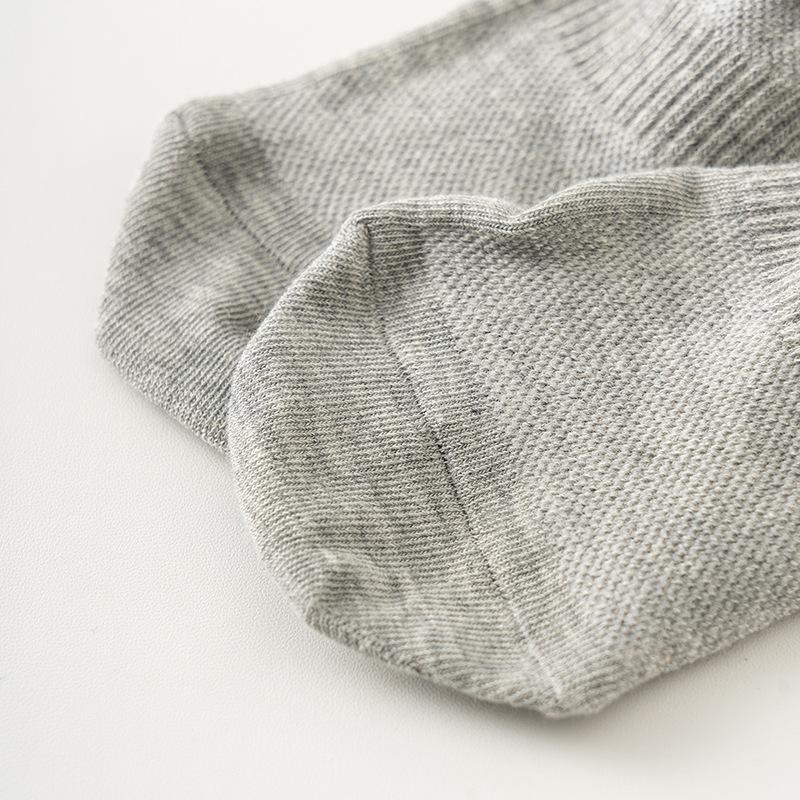 Summer Cotton And Linen Mesh Invisible Socks Thin Shallow Mouth Low Waist Breathable Socks Silicone Non-Slip Air Conditioning Socks