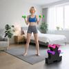 2 X 1kg, 2 X 2kg, 2 X 3kg Dumbbells Set with Dumbbell Rack, Hand Weights for Home Gym Training