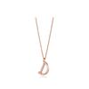 DIDIER DUBOT Signature D Silver Necklace JDRNP4S90ZC