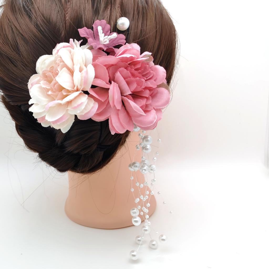 Japanese Style Hairpin Set Spring Flower Element Hair Stick For Women Elegant Vintage Girls Hair Clip Silk Hair Accessories
