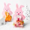 20/10Pcs Easter Rabbit Candy Bags Paper Cookie Candy Box Gift Packing Boxes Birthday Party Decor Supplies Easter Party Decor