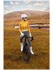 Lampaida Women's Vintage Style Fleece Cycling Jersey Long Sleeve Set - Frost Shadow Design